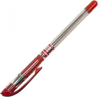Ручка масляна Hiper Max Writer Evolution HO-335-ES 2500м 0,7мм червона HO-335-ES. . фото 2