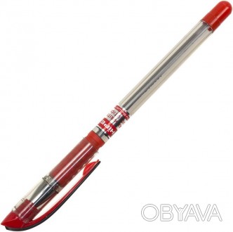 Ручка масляна Hiper Max Writer Evolution HO-335-ES 2500м 0,7мм червона HO-335-ES. . фото 1