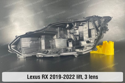Новый корпус фары Lexus RX RX300 RX400 AL20 3 линзы (2019-2023) IV поколение рес. . фото 2