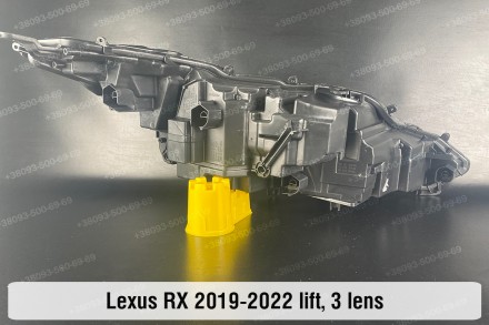 Новый корпус фары Lexus RX RX300 RX400 AL20 3 линзы (2019-2023) IV поколение рес. . фото 4
