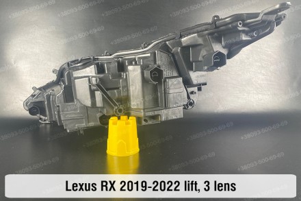 Новый корпус фары Lexus RX RX300 RX400 AL20 3 линзы (2019-2023) IV поколение рес. . фото 3