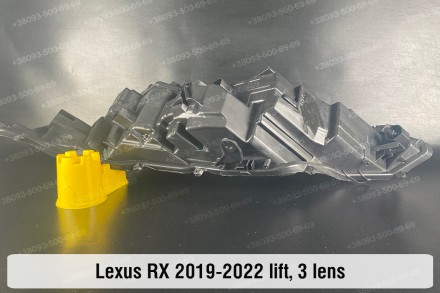 Новый корпус фары Lexus RX RX300 RX400 AL20 3 линзы (2019-2023) IV поколение рес. . фото 5