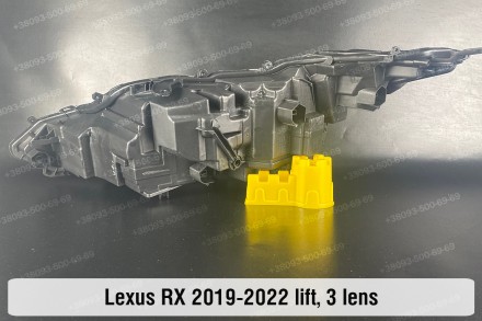 Новый корпус фары Lexus RX RX300 RX400 AL20 3 линзы (2019-2023) IV поколение рес. . фото 4