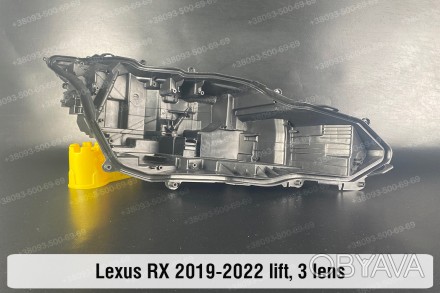 Новый корпус фары Lexus RX RX300 RX400 AL20 3 линзы (2019-2023) IV поколение рес. . фото 1