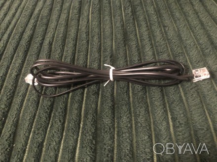 Телефонний кабель (патчкорд) RJ11 1,9м

колір - чорний
стан - новий
роз&#039. . фото 1