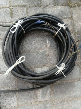кабель многожильный медный с пусковым 3х фазовый 22 метра в идеальном состоянии-. . фото 4