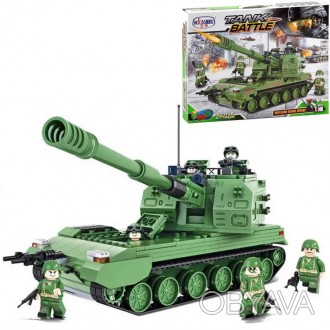 Конструктор Tank Battle “Танк” (593 детали) арт. 1311
С помощью деталей данного . . фото 1