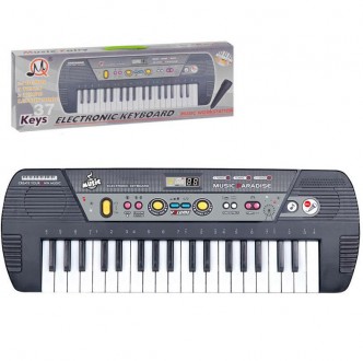 Пианино - синтезатор с микрофоном арт. MQ 031 FM
Данная модель пианино порадует . . фото 2