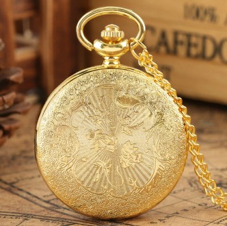 У продажу дуже красивий "золотий" кишеньковий годинник, новий. Міцний . . фото 8