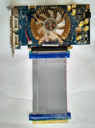 Новый в упаковке Райзер Riser PCI-E 16x to 16x удлинитель шлейф 
 Шлейф для под. . фото 1