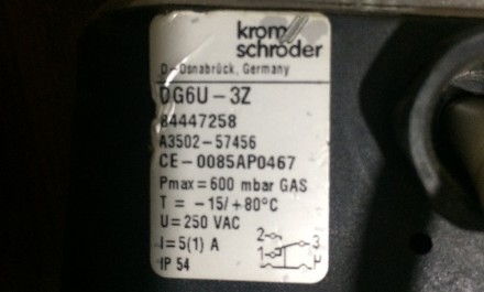 Датчики-реле давления газа Kromschroeder (Кромшрёдер) DG предназначены для работ. . фото 3