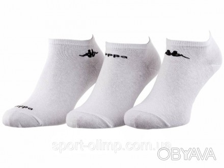 Базовые носки&nbsp,Kappa 3-pack white &mdash, 93510516-1 предназначены для любог. . фото 1