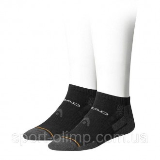 Носки марки Head, модели&nbsp,Performance Sneaker 2-pack black/gray &mdash, 7410. . фото 5