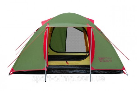 Двухместная палатка Tramp Lite Wonder 2 олива
Простая двухместная палатка Tramp . . фото 3