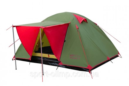 Двухместная палатка Tramp Lite Wonder 2 олива
Простая двухместная палатка Tramp . . фото 2