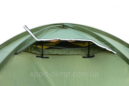 Трехместная экспедиционная палатка Tramp ROCK 4 (V2) Зеленая TRT-029-green
Трехм. . фото 6