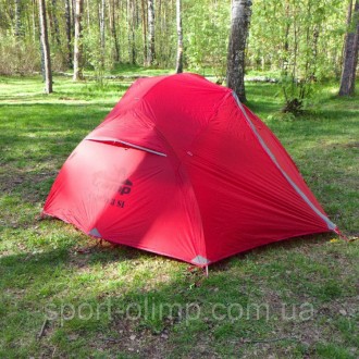 Ультралегкая двухместная туристическая палатка Tramp Cloud 2 Si TRT-092-red крас. . фото 9
