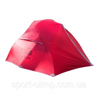 Ультралегкая двухместная туристическая палатка Tramp Cloud 2 Si TRT-092-red крас. . фото 2