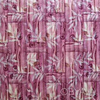 Самоклеющаяся декоративная 3D панель бамбуковая кладка розовая 700x700x8.5мм
Меч. . фото 1