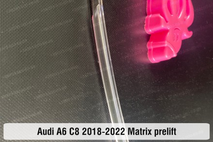 Блок световода фары Audi A6 C8 Matrix (2018-2024) дорестайлинг длинный верхний п. . фото 4