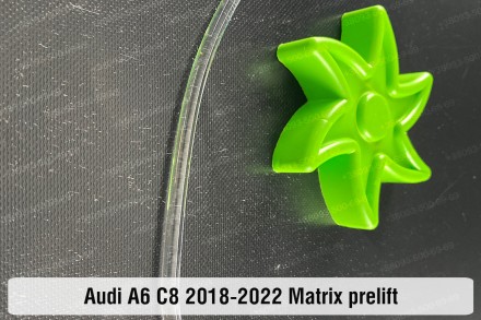 Световод фары Audi A6 C8 Matrix (2018-2024) дорестайлинг длинный большой верхний. . фото 4