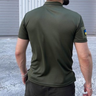 Футболка армейская тактическая зсу, футболка военная с коротким рукавом летняя о. . фото 3