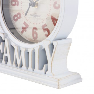 Настільний годинник "Family" представлений у вінтажному стилі. Круглий циферблат. . фото 3