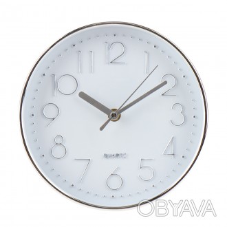 Настінний годинник "3D, білий" для справжніх естетів, він стане ідеальним доповн. . фото 1