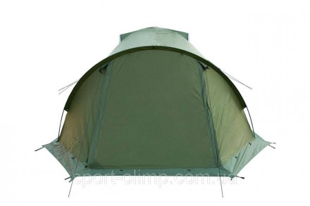 Экспедиционная четырехместная палатка Tramp Mountain 4 (V2) Зеленая TRT-024-gree. . фото 8