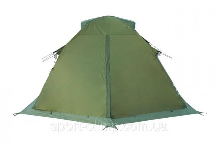 Экспедиционная четырехместная палатка Tramp Mountain 4 (V2) Зеленая TRT-024-gree. . фото 7