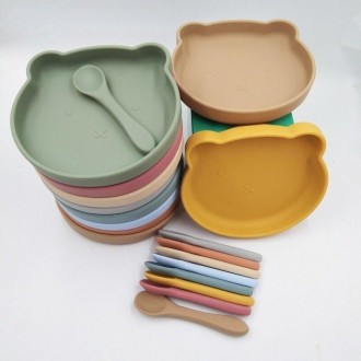 Детский набор посуды Детский набор посуды, изготовленный из экологически чистого. . фото 5