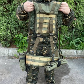 РПС система MOLLE + подсумки 6600 ВСУ (ЗСУ) Разгрузочная поясная система зеленая. Хмельницкий. фото 1 РПС система MOLLE + подсумки 6600 ВСУ (ЗСУ) Разгрузочная поясная система зеленая. Хмельницкий. фото 1