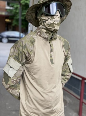 Мужская военная тактическая рубашка ВСУ Ubaks Bikatex Мужская военная тактическа. . фото 10