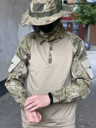 Мужская военная тактическая рубашка ВСУ Ubaks Bikatex Мужская военная тактическа. . фото 4