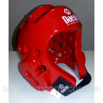 Шлем для тхеквондо Daedo WTF белый синий красный теквондо защитный шлем трениров. . фото 3