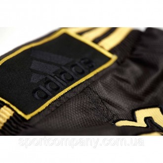 Шорты для тайского бокса и кикбоксинга муай-тай единоборств Adidas черные коротк. . фото 3