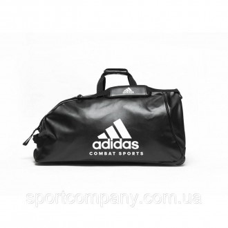 Спортивная дорожная сумка на колесах Adidas Combat Sports с выдвижной ручкой обь. . фото 6