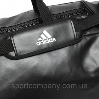 Спортивная дорожная сумка на колесах Adidas Combat Sports с выдвижной ручкой обь. . фото 10