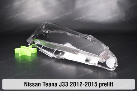 Стекло на фару Nissan Teana J33 (2012-2015) V поколение дорестайлинг правое.В на. . фото 4