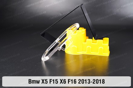 Кольцо световод фары BMW X5 F15 Xenon (2013-2018) большое внешнее ангельские гла. . фото 4