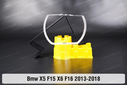 Кольцо световод фары BMW X5 F15 Xenon (2013-2018) большое внешнее ангельские гла. . фото 2