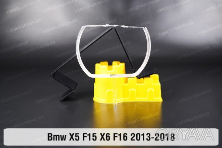 Кольцо световод фары BMW X5 F15 Xenon (2013-2018) большое внешнее ангельские гла. . фото 1