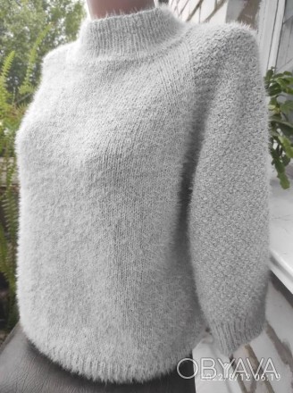 Серый свитер-реглан 
