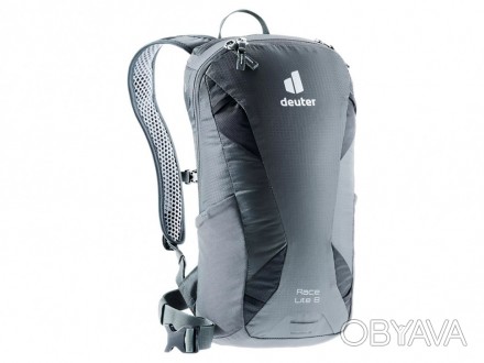 
Рюкзак для їзди на велосипеді Deuter Race Lite (Graphite Black) - створений для. . фото 1