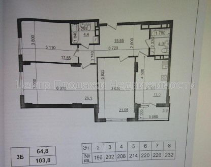 Центр Продажу Нерухомості продає 3 кімнатну квартиру ЖК Пролісок, найкраще плану. . фото 3