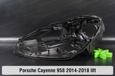 Новый корпус фары Porsche Cayenne 958 (2014-2018) II поколение рестайлинг левый.. . фото 2