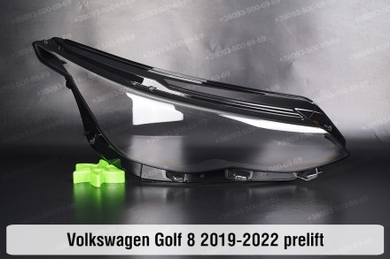 Скло на фару VW Volkswagen Golf 8 (2019-2023) VIII покоління дорестайлінг праве.. . фото 2