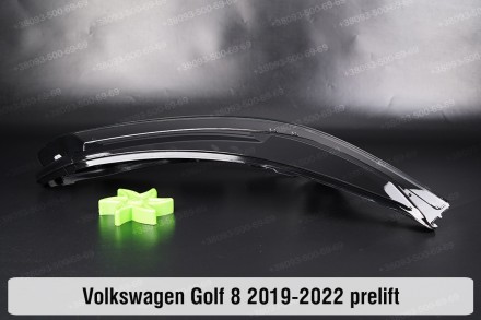 Скло на фару VW Volkswagen Golf 8 (2019-2023) VIII покоління дорестайлінг праве.. . фото 5