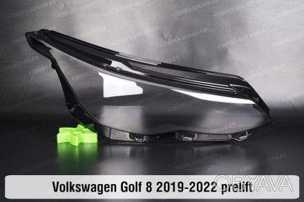 Стекло на фару VW Volkswagen Golf 8 (2019-2023) VIII поколение дорестайлинг прав. . фото 1