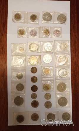 Продам монети срср ювілейні (10 рублів 1991р., 5 рублів 1991р., 1 рубль 1967р., . . фото 1